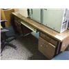 Image 1 : Metal Framed Single Pedestal Desk