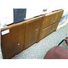 Image 1 : 2 Walnut Lateral File Cabinets