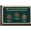 Image 1 : 2000-P/D/S COMMEMORATIVE QUARTER 3 COIN SET