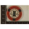 Image 1 : $5 CASTLE CASINO CHIP. EVERETT, WASHINGTON