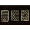 Image 2 : 3- 1 GRAM .999 FINE SILVER PROOF INGOTS: SKULL,