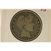 Image 1 : 1899 SILVER BARBER HALF DOLLAR VERY GOOD