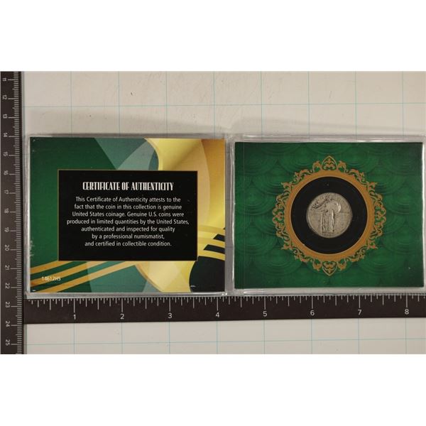 ROARING TWENTIES SILVER STANDING LIBERTY QUARTER