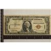 Image 1 : 1935-A $1 HAWAIIAN OVERPRINT BROWN SEAL BILL