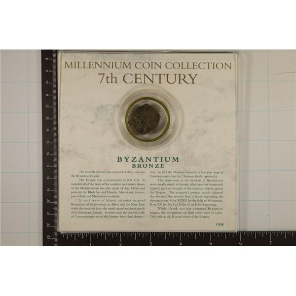 7TH CENTURY MILLENNIUM COIN COLLECTION BYZANTINE