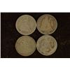 Image 1 : 1855,1877, 1889 & 1890 SILVER SEATED LIBERTY DIMES