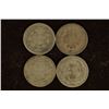 Image 2 : 1855,1877, 1889 & 1890 SILVER SEATED LIBERTY DIMES