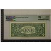Image 2 : 1957 US $1 SILVER CERTIFICATE BLUE SEAL PMG 58