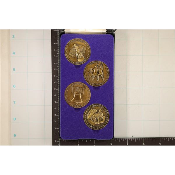 4 MEDALLION IN HIGH RELIEF CREATED BY LOUIS