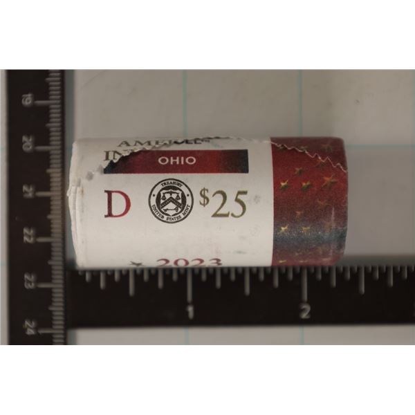 2023-D SOLID DATE $25 ROLL OF AMERICAN INNOVATION