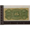 Image 2 : 1863 US 25 CENT FRACTIONAL CURRENCY