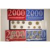 Image 2 : 2000 US MINT SET (UNC) P/D (WITH ENVELOPE) WITH