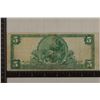 Image 2 : 1924 US $5 NATIONAL CURRENCY. ROCHESTER. SERIES