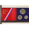 1976 US SILVER 3 COIN BICENTENNIAL SET NO BOX