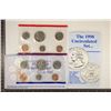 Image 1 : 1998 US MINT SET (UNC) P/D (WITH ENVELOPE) AND
