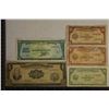 Image 1 : 5 BANK OF PHILIPPINES BILLS: 2-1949 TEN CENTAVOS,