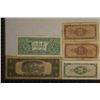 Image 2 : 5 BANK OF PHILIPPINES BILLS: 2-1949 TEN CENTAVOS,