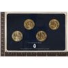Image 2 : 2007 US PRESIDENTIAL DOLLAR 4 COIN SET NO BOX