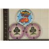 Image 1 : 3-$2 CASINO CHIPS: 2- THE CLUB (EVERETT, WA.) &