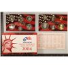 Image 1 : 2004 US SILVER PROOF SET (WITH BOX) & CERTIFICATE