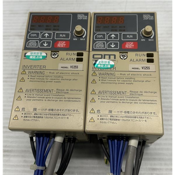 (2) Oriental Motor #VIS-100 Inverters