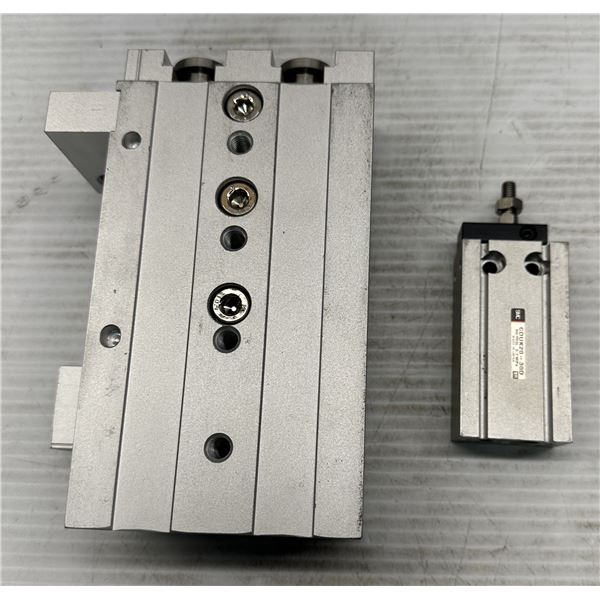 Lot of (2) Misc. SMC Cylinders #MXS25-75AS & #CDUK20-30D