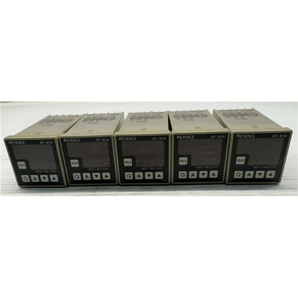(5) Keyence #AP-81A Counters