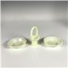 Image 3 : 3pc Vintage Uranium Light Yellow Bowls