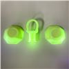 Image 4 : 3pc Vintage Uranium Light Yellow Bowls
