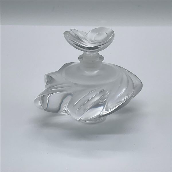 Lalique Crystal Perfume Bottle with Stopper, Samoa