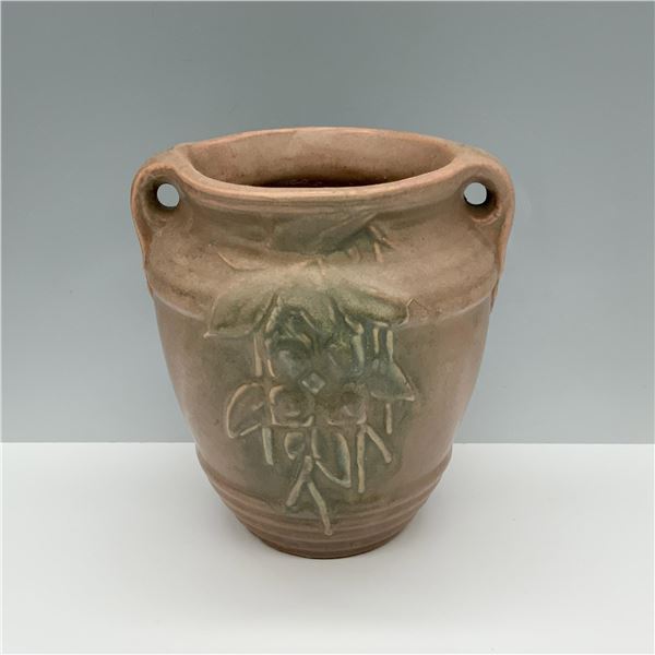 Nelson McCoy Pottery with Green Flowers