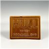 Image 1 : Hull Pottery Brown Ceramic Table Sign