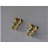 Image 1 : Italian Diamond & 14K Cufflinks, Pair