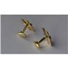 Image 2 : Italian Diamond & 14K Cufflinks, Pair