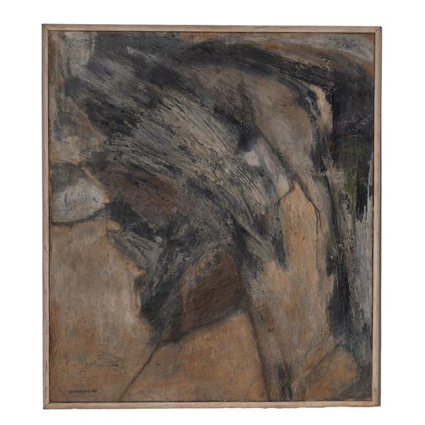 Hugo Consuegra, Original Abstract Oil on Canvas, Signed