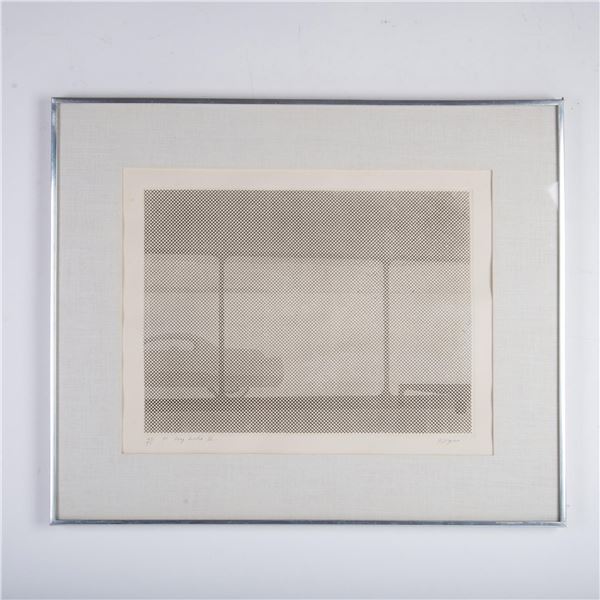 William Tillyer, Original Engraving on Paper, Signed