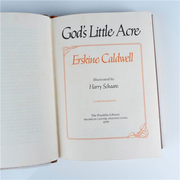 Signed by Erskine Caldwell Limited Edition Book Gods Little
