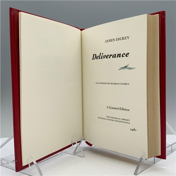 Signed Franklin Library Hardcover Gilded Book, Deliverance