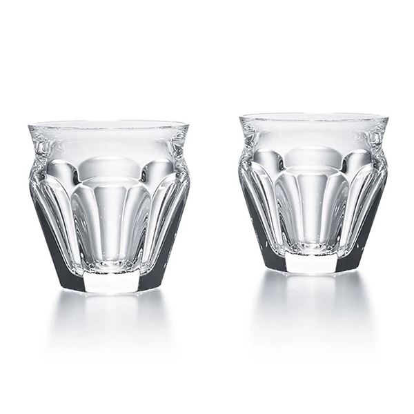 Baccarat Crystal Tea Tumblers, Harcourt, Sealed Box