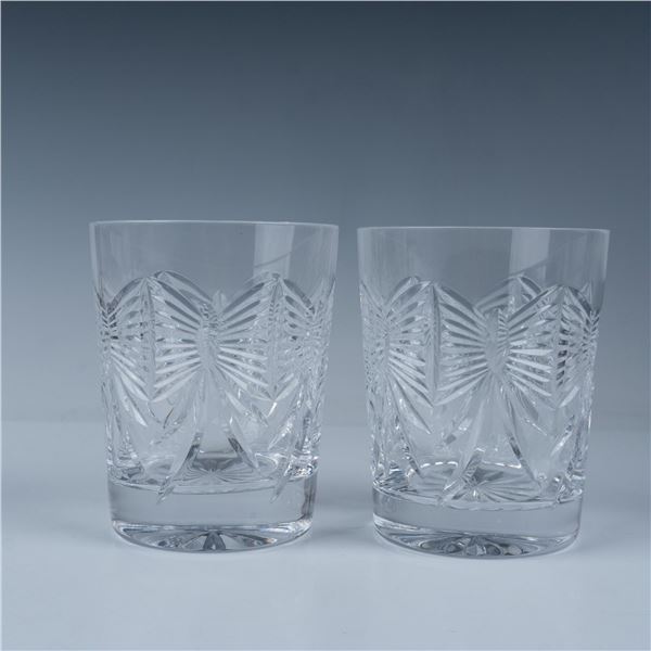 Waterford Crystal Millennium Double Old Fashion Glasses