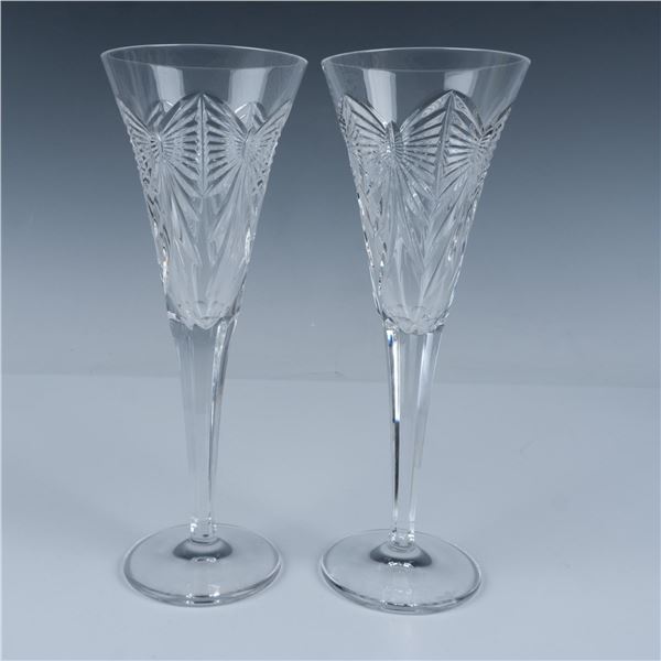 Waterford Crystal Millennium Happiness Toasting Flutes