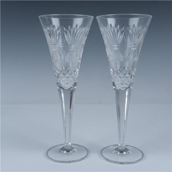 Waterford Crystal Millennium Prosperity Toasting Flutes