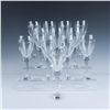 Image 1 : 12pc Waterford Crystal Water Goblets, John Rocha, Geo Oden