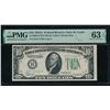 Image 1 : 1934A $10 St Louis FRN PMG 63EPQ