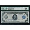Image 1 : 1914 $10 New York FRN PMG 66EPQ