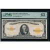 Image 1 : 1922 $10 Gold Certificate PMG 63EPQ