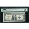 Image 1 : 1957B $1 STAR Silver Certificate PMG 66EPQ