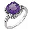Image 1 : *Michigan – Amethyst and Diamond Ring