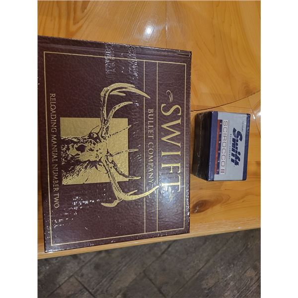 Swift Bullet reloading book & Swift Reloading bullets