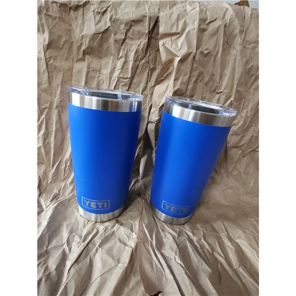 2 - YETI Rambler - Blue 10 oz